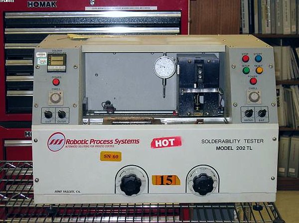 ROBOTIC PROCESS SYSTEMS Solderability Tester -